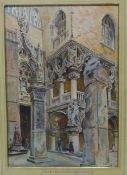 Palladian Courtyard, watercolour signed by John Fulleylove (British 1847-1908) 26.