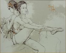 Spanish Study of a Ballet Dancer,