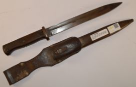 German Third Reich Mauser knife bayonet 25cm blade stamped S/175.