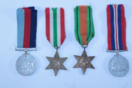 Four WW2 medals Condition Report <a href='//www.davidduggleby.