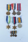 Group of three WWI medals issued to 22422 Pte. J J Watkinson A.S.C.