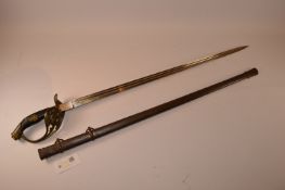 Prussian Infantry Officer's 1889 pattern sword by Weyersberg Kirschbaum & Cie, 77.