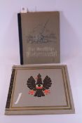 Two German Third Reich period albums of Military cigarette cards 'Die Deutsche Wermacht' (three
