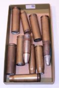 Collection of canon shells and shell cases Condition Report <a href='//www.
