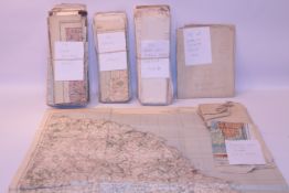 Collection of interesting maps mostly 1940's relating GB, France, Italy, Near East,