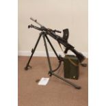 Deactivated - WWII Enfield Mk1 .303 Bren light machine gun dated 1941, No.DP1055 Barrel No.