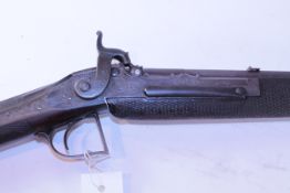 19th century 70 bore breech loading 'Gilby's Patent percussion rifle by E Akrill of Beverley No.