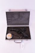 Webley & Scott Tempest air pistol with interchangeable .22 and .