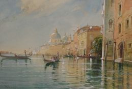 Wilfrid Knox (British 1884-1966): 'On the Grand Canal Venice',