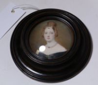 English School (19th century): Portrait of a Regency Lady,