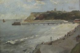 Harry Dove (Scarborough 19th/20th century): The North Bay Pier Scarborough,