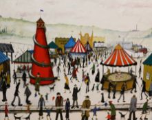 John Hanley (Northern British 1947-): 'Fairground',