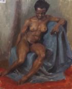 English School (mid 20th century): Female Nude,