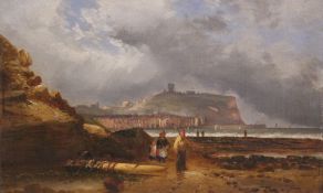 Ralph Reuben Stubbs (British 1824-1879): Scarborough from Cornelian Bay,