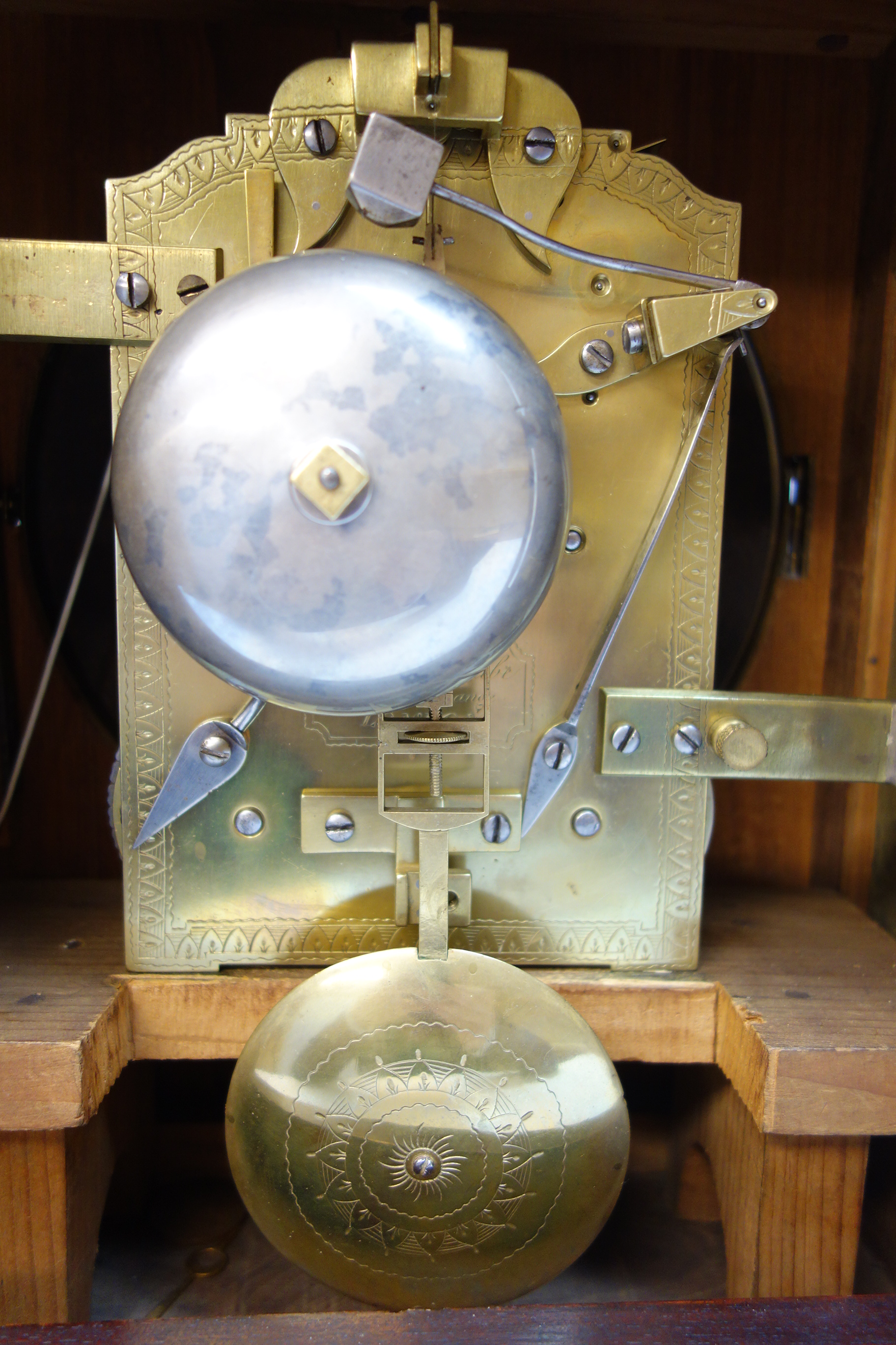 Early 19th century bracket clock, - Image 4 of 5