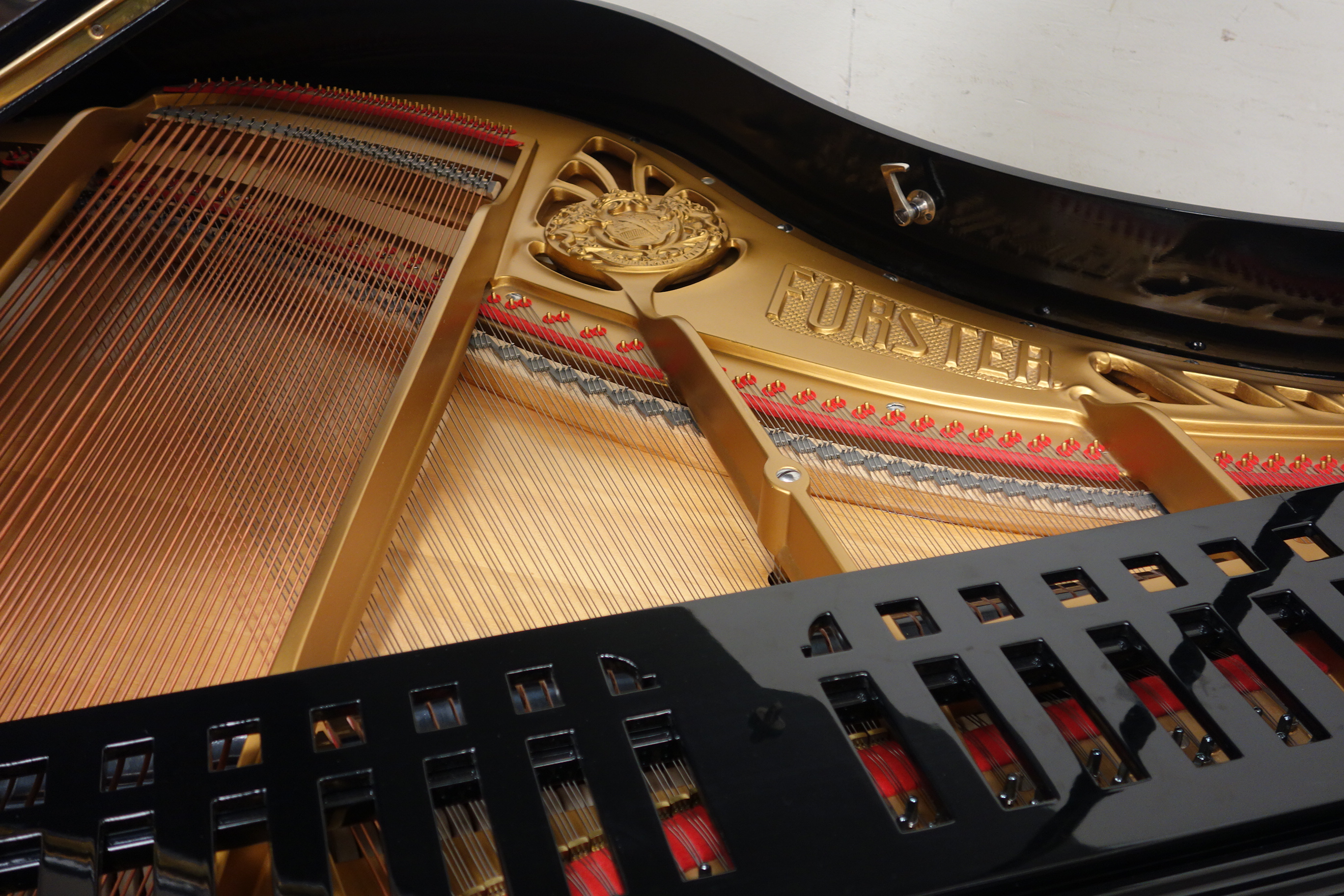 August Förster black lacquered grand piano, - Image 3 of 4