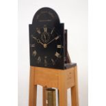 Rare early 19th century wooden longcase clock movement after Lincolnshire clock maker Robert Sutton