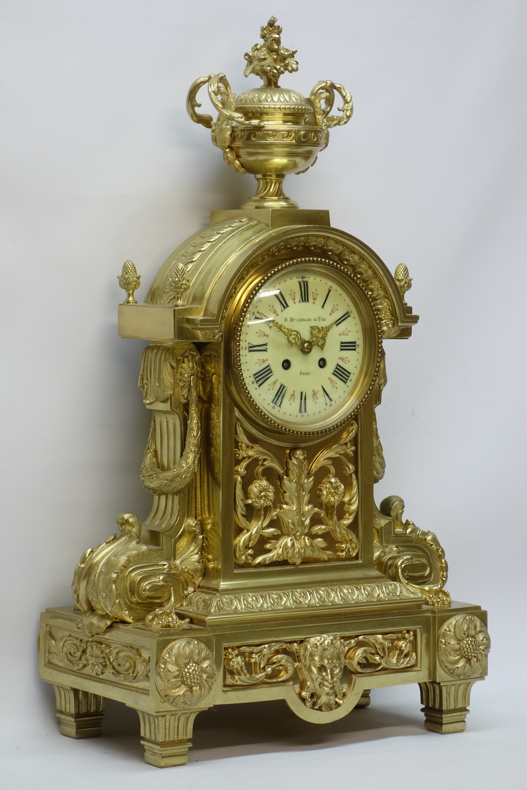 19th century French ormolu bracket clock,
