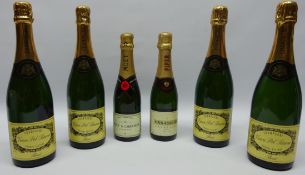 Veuve Pol Baron Grande Reserve Brut champagne in original carton & Moet & Chandon and