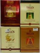 Bell's Scotch Whisky Christmas Wade Decanters 1996-1999 boxed (4) Condition Report