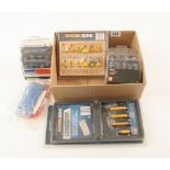Four sets of router bits G+