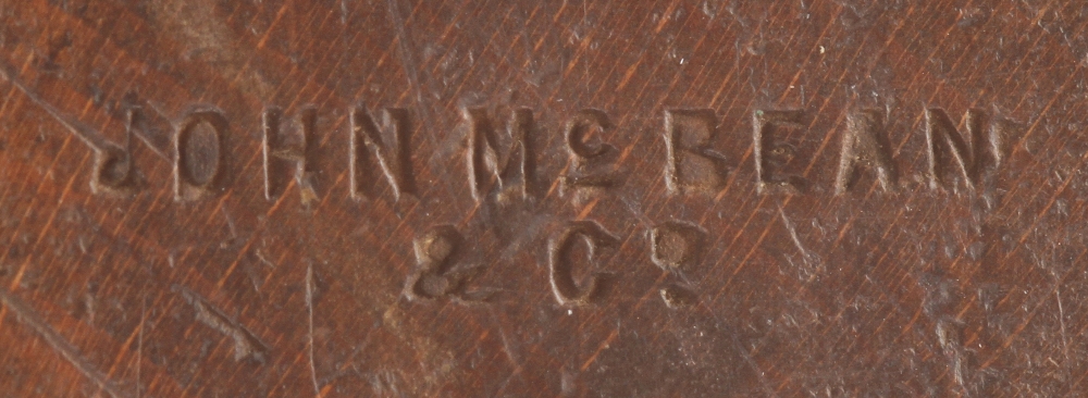A very rare steel soled beech smoother by JOHN McBEAN & Co (mark G) see BPM3 p321 top right mark, - Image 2 of 2