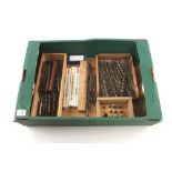 A quantity of drill bits etc