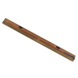 A 41 1/2" brass standard by TROUGHTON & SIMMS marked Metre,
