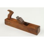 An unusually small beech jack plane 12" x 2" by J MELLOW Derby (BPM3 1st mark) G