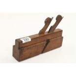 A twin iron Grecian ogee moulding plane unnamed G