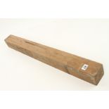 A 1m length of mahogany 90mm square G