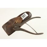 A pair of wire cutters by HOLTZAPFELL with leather case G+