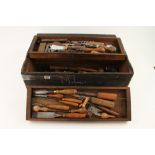 A small pine chest of tools G