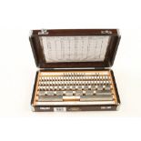 A 83 piece imperial slip gauge block sets 0.