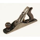 A STANLEY No 5 1/4C jack plane with corrugated sole,