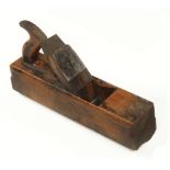 A rare 12 1/4" handled moulding plane by DEBANK Bath (mark F) see BPM3 p226 G+