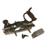 A little used STANLEY No 46 "Traut's Patent" Type 2 combination plane with 9 cutters and fence G++