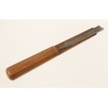 A 9/16" sash scribing gouge by SORBY with octagonal beech handle G++