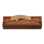 A set of 24 draughtsmen's railway curves in mahogany box G++