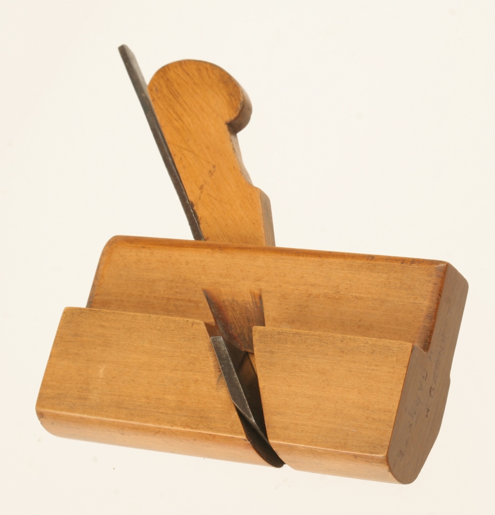 A miniature boxwood No 10 round by PRESTON (weak mark) 3 1/2" x 1" F. - Image 2 of 2