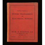 Buck & Hickman; 1948 Sectional Catalogue of Power Transmissions and Electrical Supplies with prices,