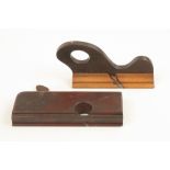 Two mahogany (and beech) cill planes 6" and 7" G+