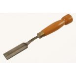 A little used 7/8" sash scribing gouge with shapely beech handle G++