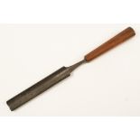 A long out canal deep gouge by Wm ASH with beech handle 20" o/a G++