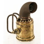 A most unusual French brass blow torch with Monopose Cede Pour L'Anglaterre with 1897 Improvements