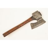 A coopers well used R/H side axe by BUCK with 7" edge and ash handle G