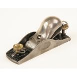 A STANLEY No 18 knuckle joint block plane Pat 2-18-13 G+