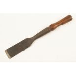 A heavy 2 3/4" shipwright's paring chisel by SORBY some pitting G