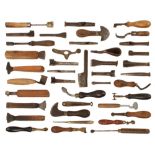 A large comprehensive kit of harness-makers/leatherworkers tools as illustrated G