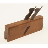 A twin iron 5/8" Gothic sash moulding plane by STEWART G++